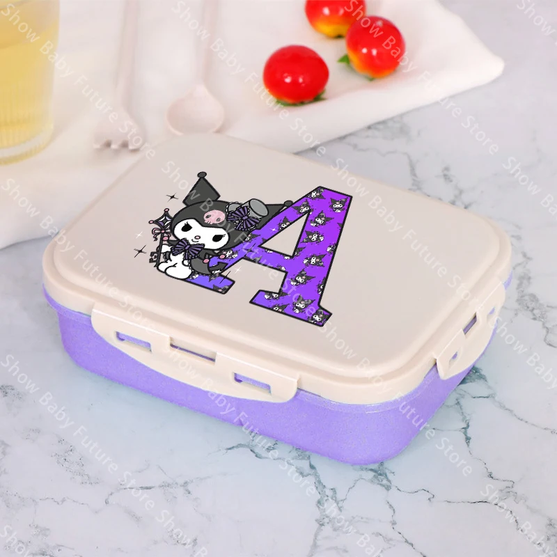 Large Insulated Cartoon Bento Lunch Box for Kids - Cute & Portable