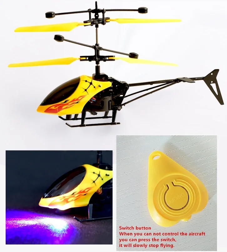 Mini Quadcopter drone RC Drone Infraed Induction Aircraft Flying Helicopter Flashing Light Toy Gift Present For Kids rc helicopter big size RC Helicopters