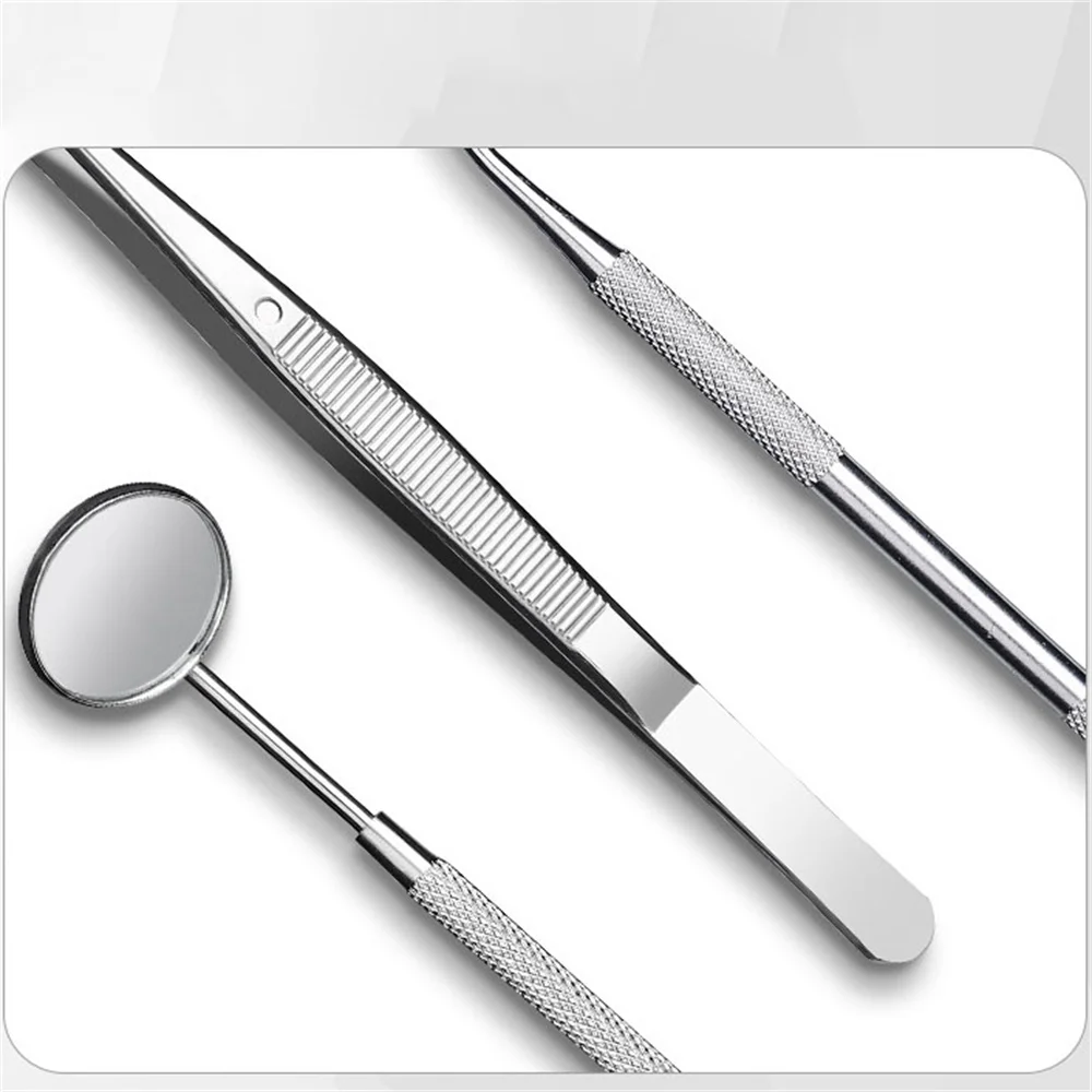 Dental Mirror Sickle Tartar Scaler Teeth Pick Spatula Dental Laboratory Equipment Dentist Gift Oral Care Tooth Cleaning Tools