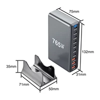 800W/765W/730W Fast USB C GaN Charger Block Dual 140W PD3.1 PPS Fast Charging Station for Multiple Devices Laptop Wall Charger - Image 6