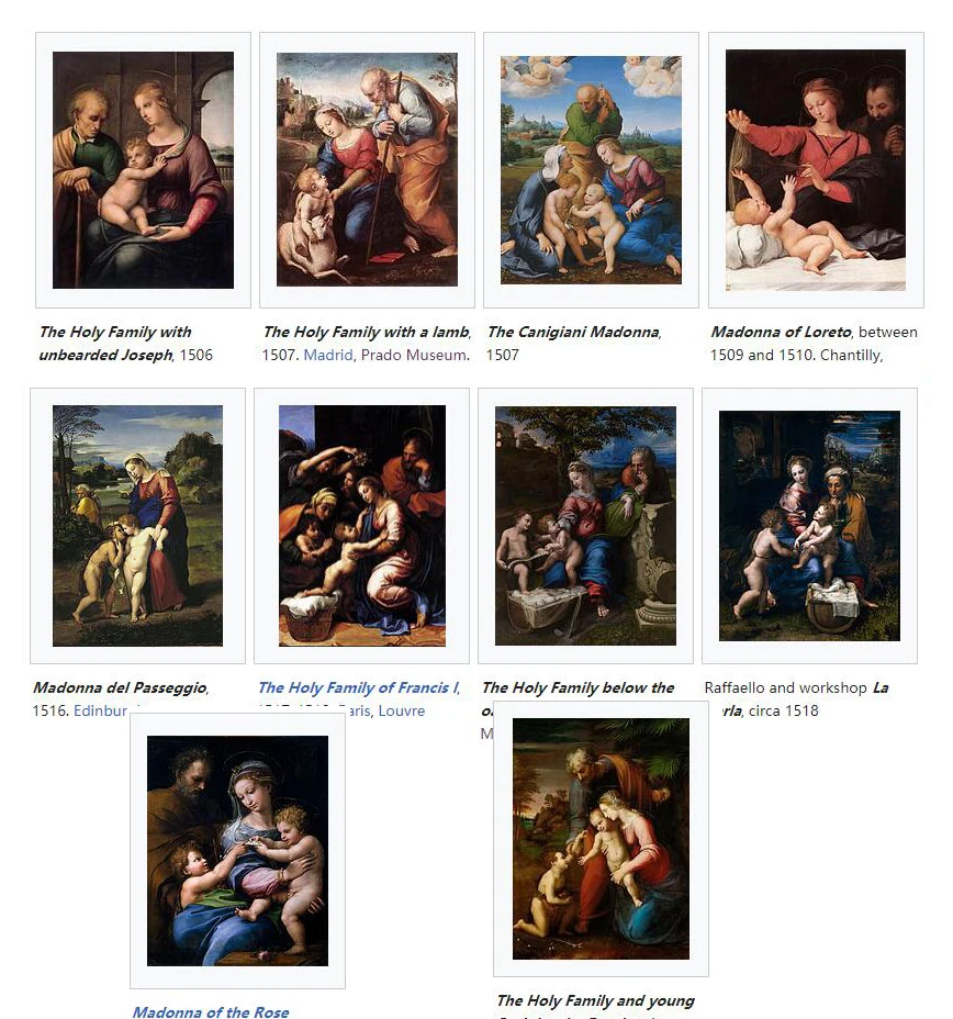 

10pcs -GOOD ART - wholesale print art work-- Raphael The Holy Family Virgin Mary Jesus Christ PRINT painting-Special Offer