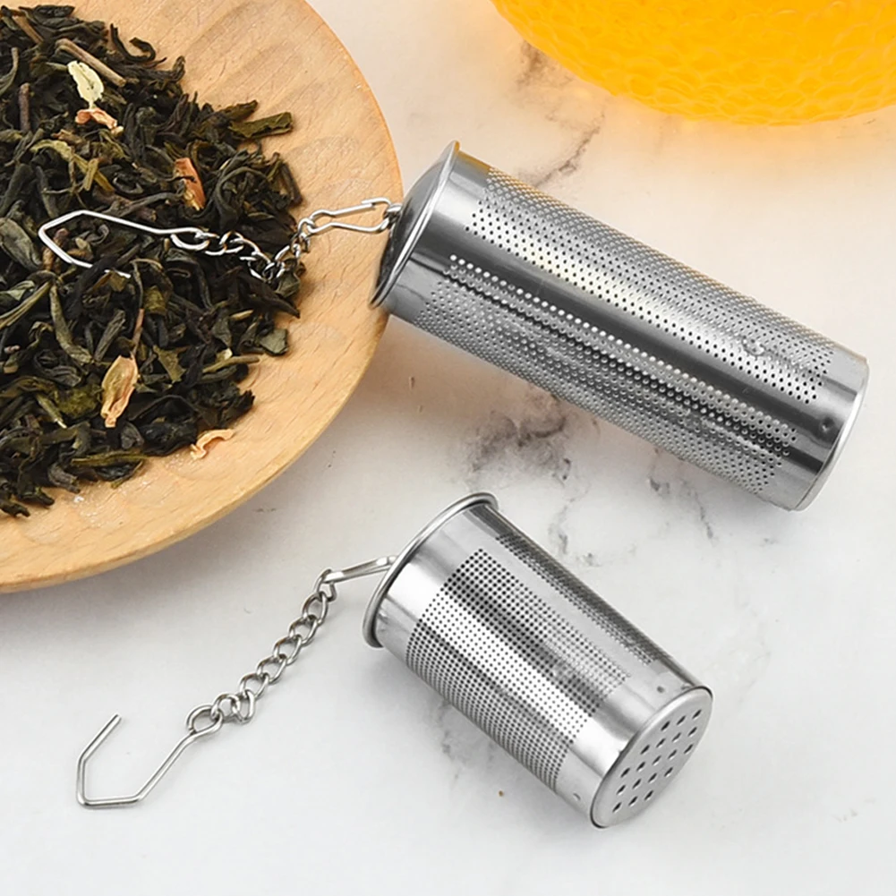 Cooking Spices Strainer Fine Mesh 304 Stainless Steel Tea Ball Infuser For Tea Herbs Soup Seasonings Coffee Filter Kitchen Tool
