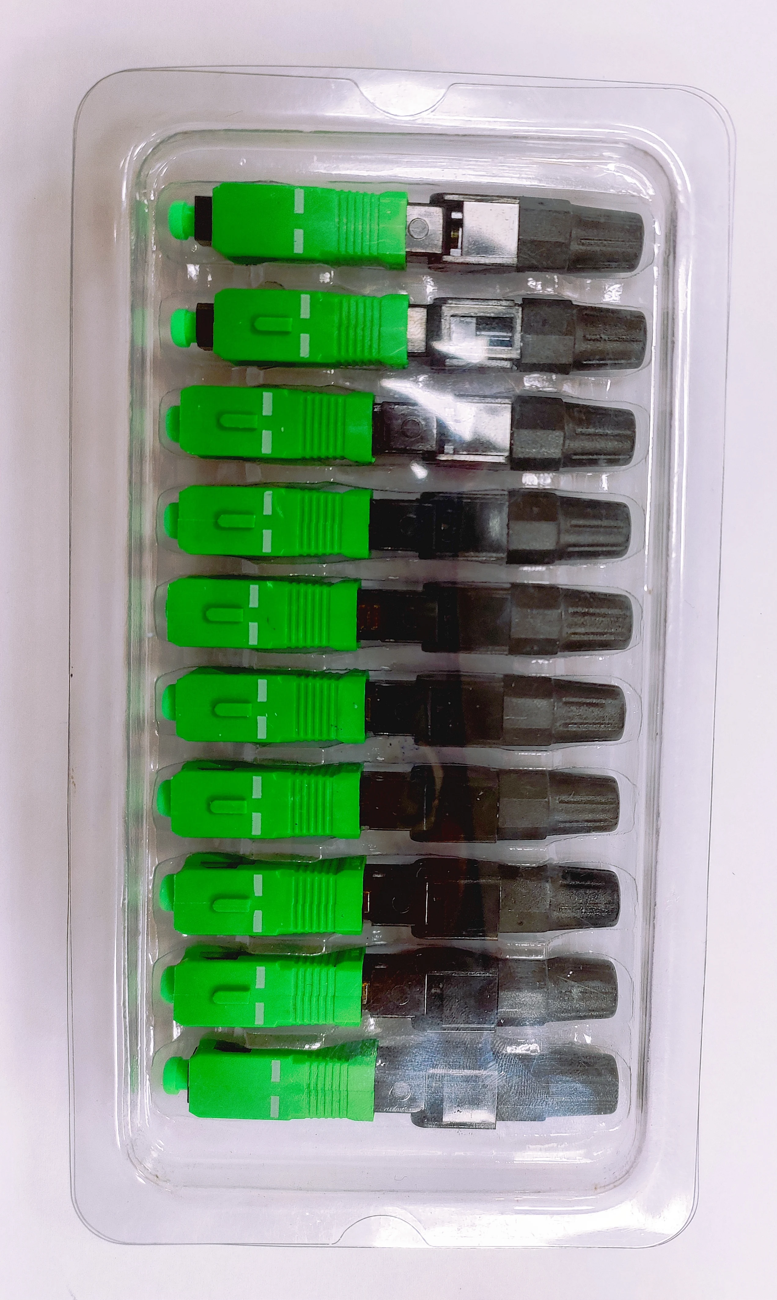 FASO 50/100Pc SC APC/UPC Embedded Fiber Optic Fast Connector SM  Fiber Optic SC Quick Connector Free Shipping