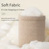 6 Pairs of Women Is Spring Or Summer Solid Colors Simple and Comfortable Mid Tube Socks Khaki Gradient Color 4