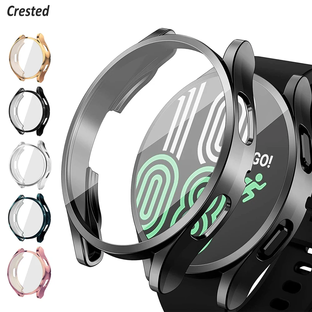 

Cover for Samsung Galaxy watch 4 Case 40mm 44mm TPU Plated all-around Screen protector Galaxy watch 4 classic 46mm 42mm Case