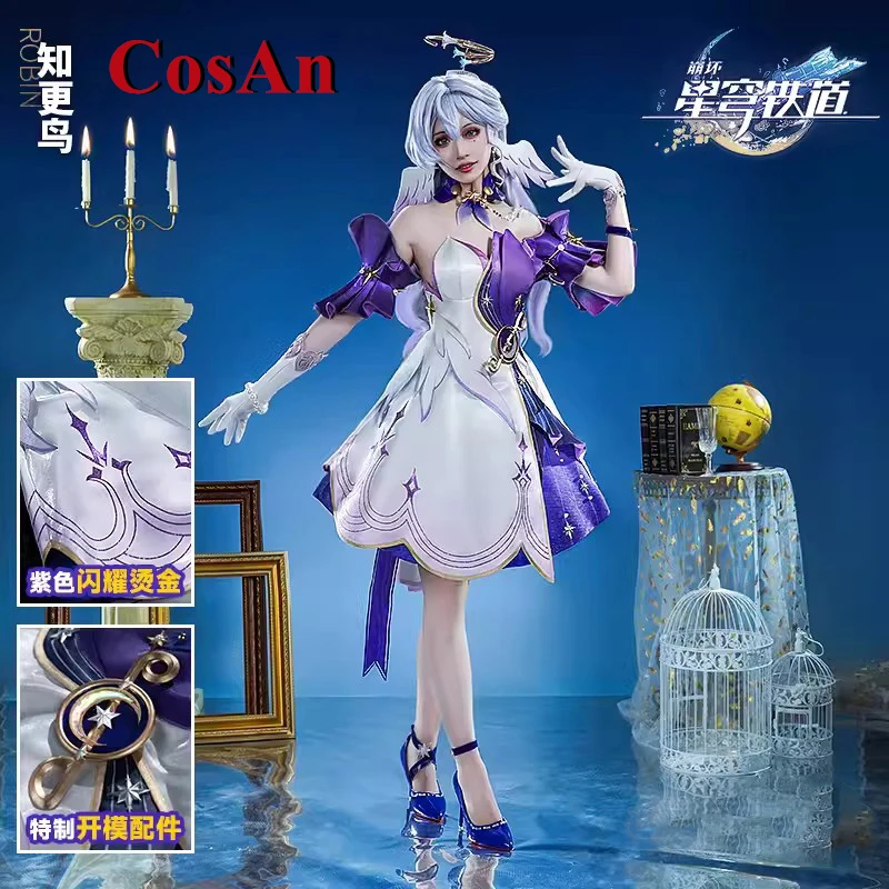 

Костюм для косплея CosAn Game Honkai: Star Rail redгруди, новая одежда, вечерние Anime