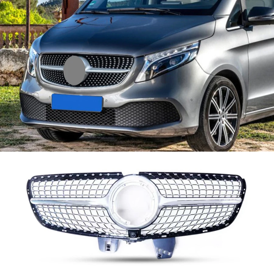 Auto front radiatorgrillen Diamant Stijl Grille Bumper Inlaat Grill