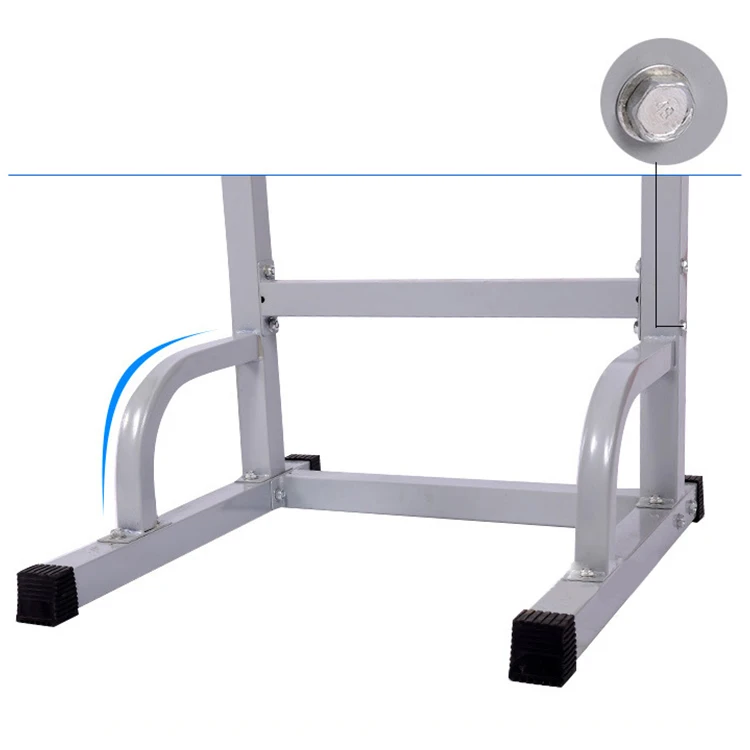Adjustable Single Parallel fitness Pull Up Bar Station Multi function Gym Pull up Bar Squat Rack Station