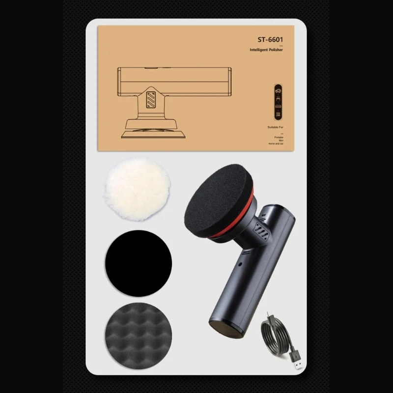 New Cordless Car Polisher 2000rpm Wireless Car Polishing Machine Electric Polishing Wax Tool 4000mAh Polish Waxing Machine
