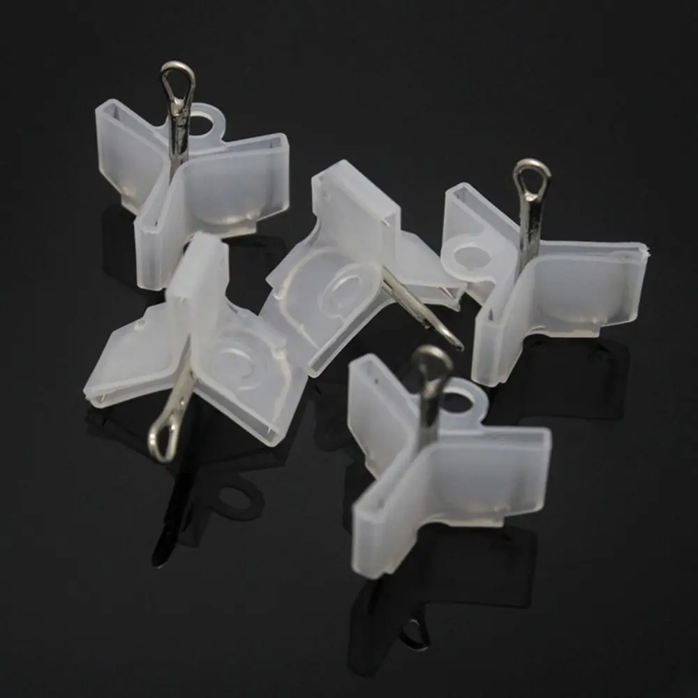 

50PCS Fishing Lures Holders Treble Hook Protector Triple Hooks Covers Caps Plastic Bonnets