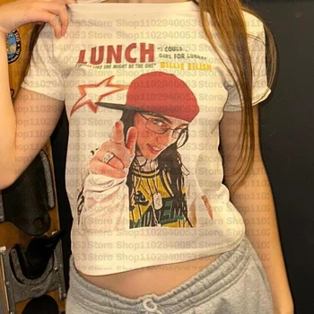 Black cute Graphic Harajuku Gothic Vintage Cotton Tops Tees Loose Clothes 90s Aesthetic Women's Sleeveless Tank Top Y2K 1