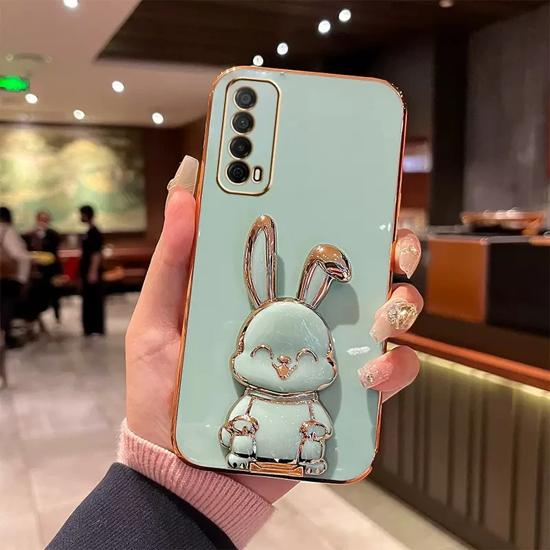 3D Cute Rabbit Phone Holder Case with Stand Bracket