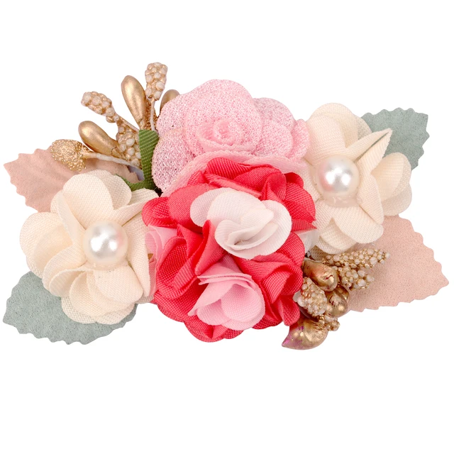 2022 New Chiffon Flower Hair Clips Pins Accessories Cute Hair Clips Pins for Baby Girls Toddlers Hairpin Kids заколка для волос 17