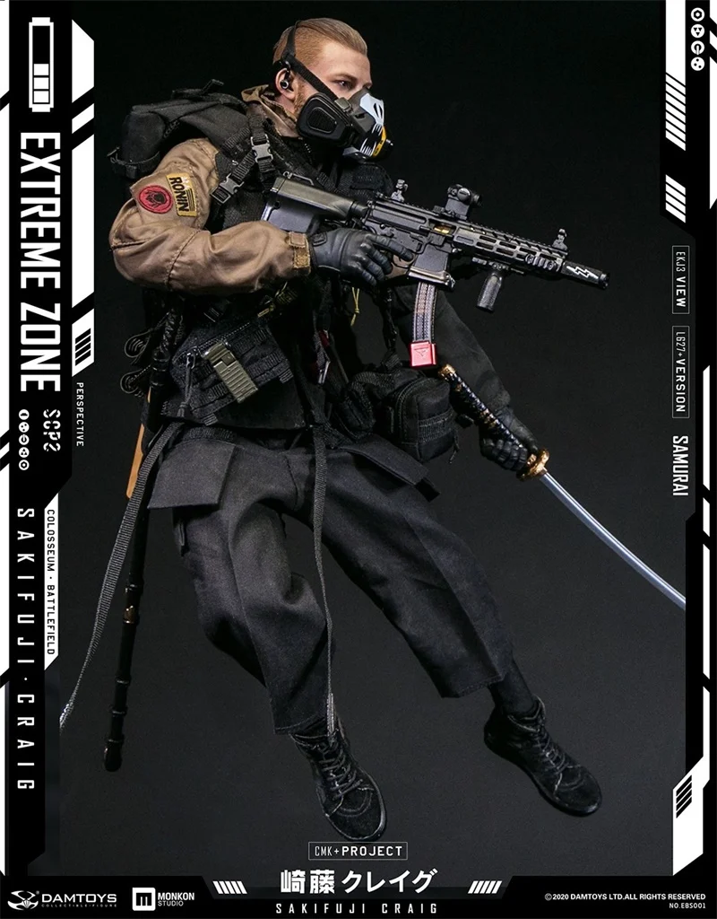 u*0様 verycool hottoys damtoys flagset 1/ Damtoys Dam 1/6 Ebs001 Extreme Zone Sakifuji Craig Warrior