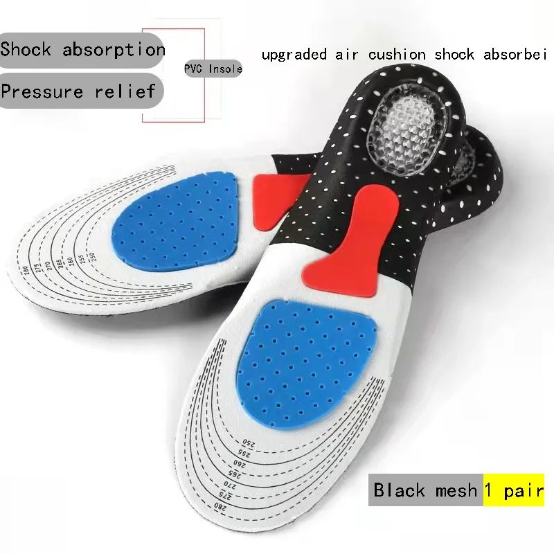 Silicone Sport Insoles Orthotic Arch Support Sport Shoe Pad Running Gel Insoles Insert Cushion for Women Men Sneakers Boots Sole