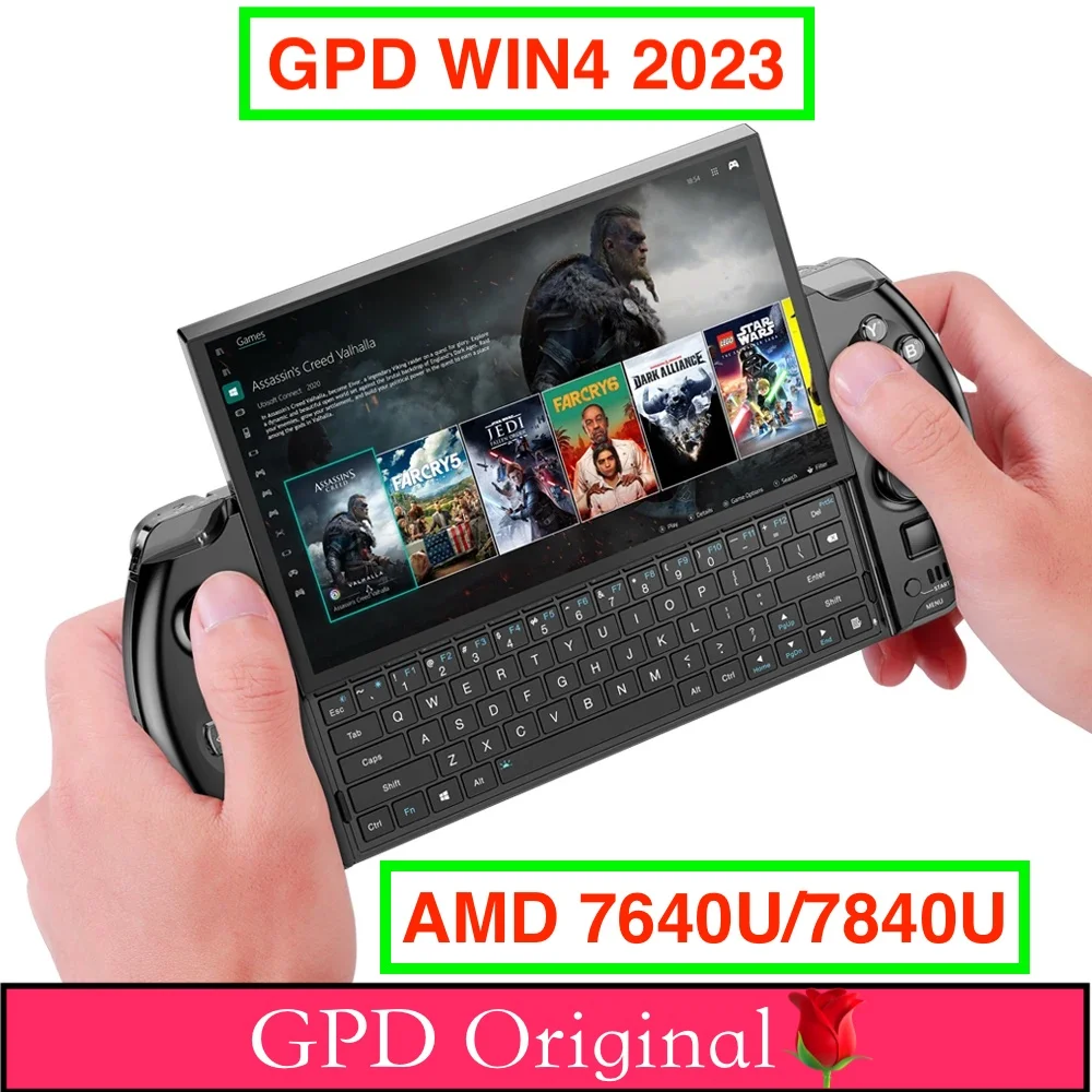 All'Ingrosso Gpd Win4 2023 Amd 7640U/7840U Tablet Gamepad Portatile Da 6 Pollici Win10 Pocket Mini Pc Laptop Player Console