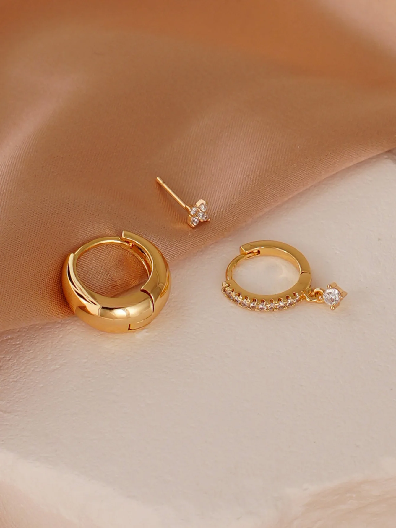 Minimalist Earrings Fashion Copper Womens Jewelry Valentines Day