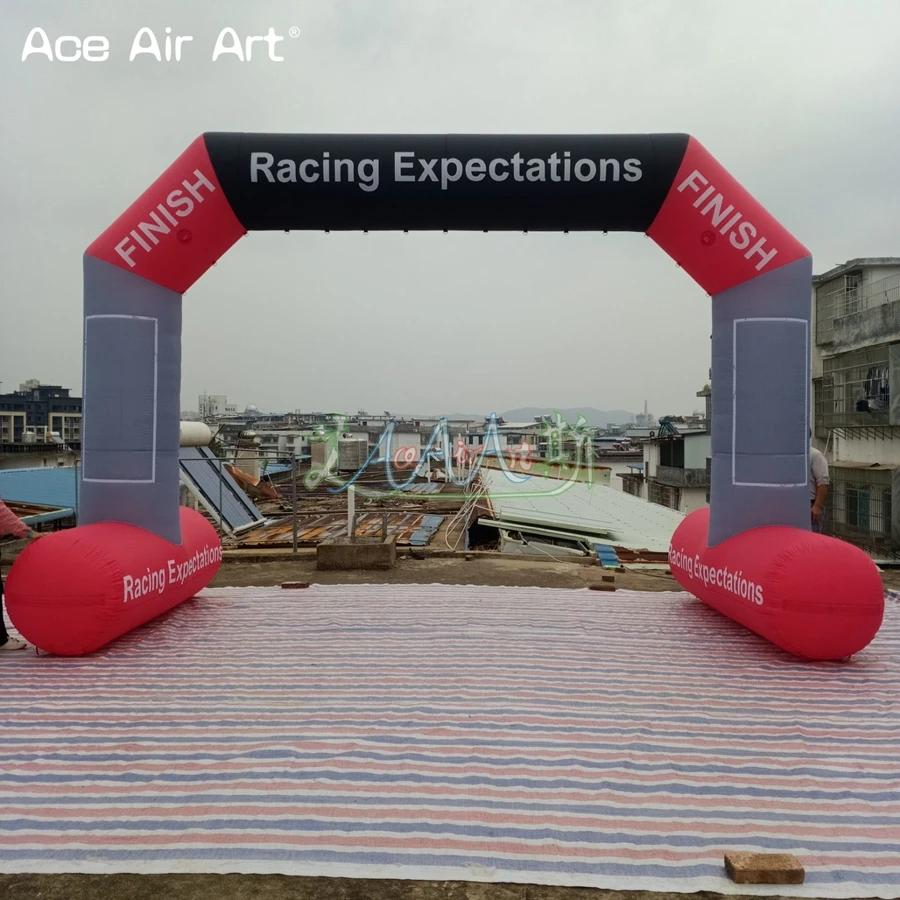 Inflatable Arch Archway Banners with Air Blower Start Finish Line Racing Arch Event Sports Gate