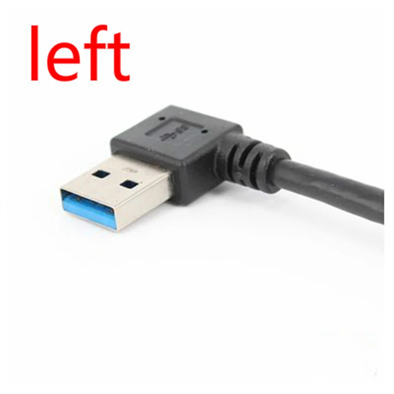 USB 3.0 90° Angle Extension Adapter Cable