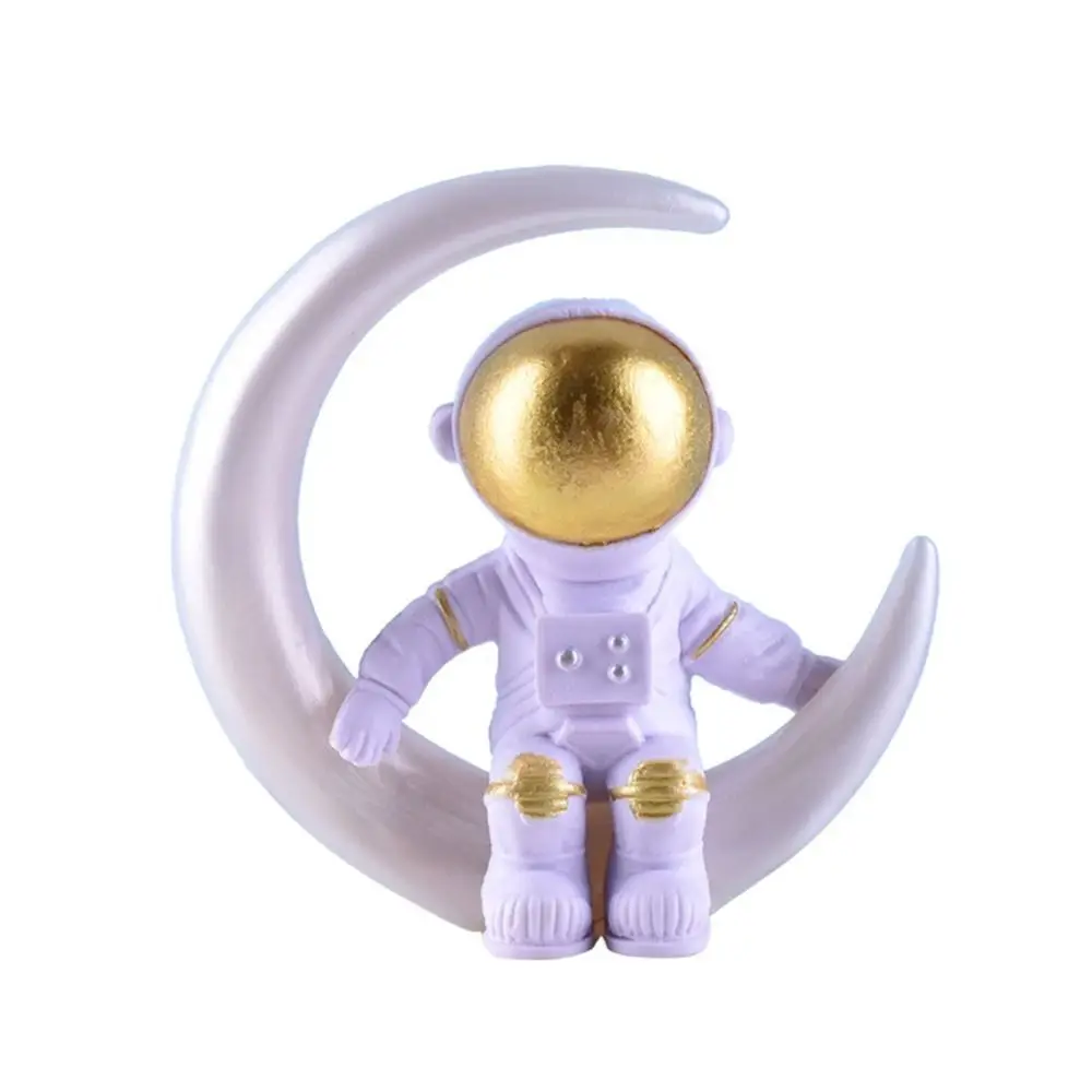 Astronauten Figur Kuchen Topper Miniatur Rakete Space Shuttle Junge Geburtstag liefert Party Dekoration Baby Dusche Ornament – Detail 5