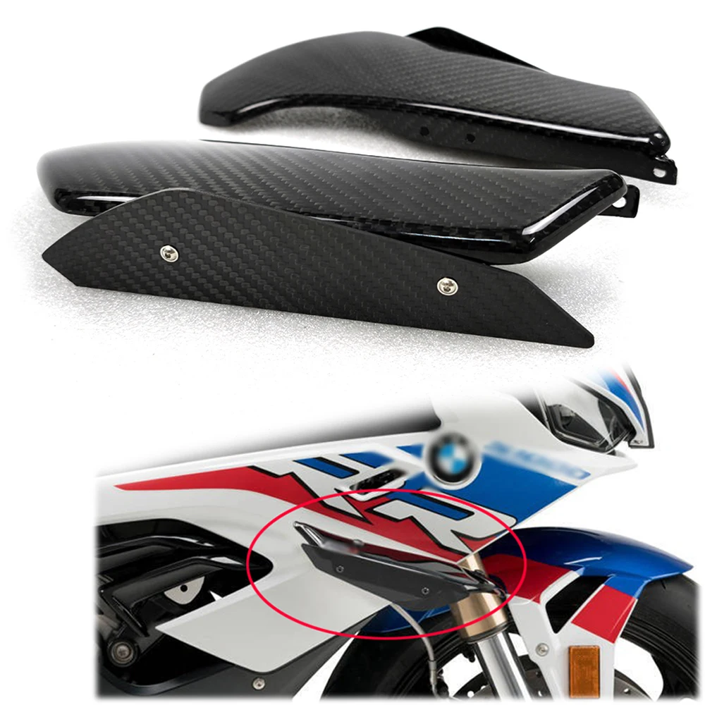 

Боковые крылья из углеродного волокна для BMW S1000RR S 1000RR 3K 3*3, дефлектор воздуха, ветровой обтекатель, крыло, аксессуары для мотоциклов 2019-2021
