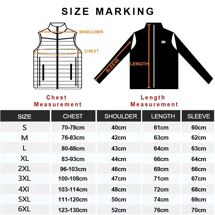 21 Areas Heated Jacket Mens Jacket Waterproof Heating Jacket Men Warm Winter Jackets Parkas Coat Heated Vest Tactical 6