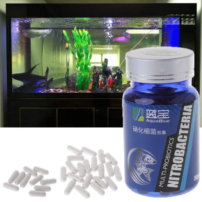 L21A 10-50Pcs Nitrifying Bacteria For Fresh Water And Marine Water Fish Tank
