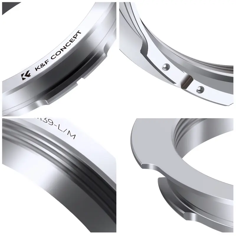 K&F CONCEPT M39-L/M (50-75) Lens Mount Adapter for Leica M39 50mm/75mm Lenses to Leica M Camera Body for Leica M1 M2 M3 M4 M5 M6 - Image 4
