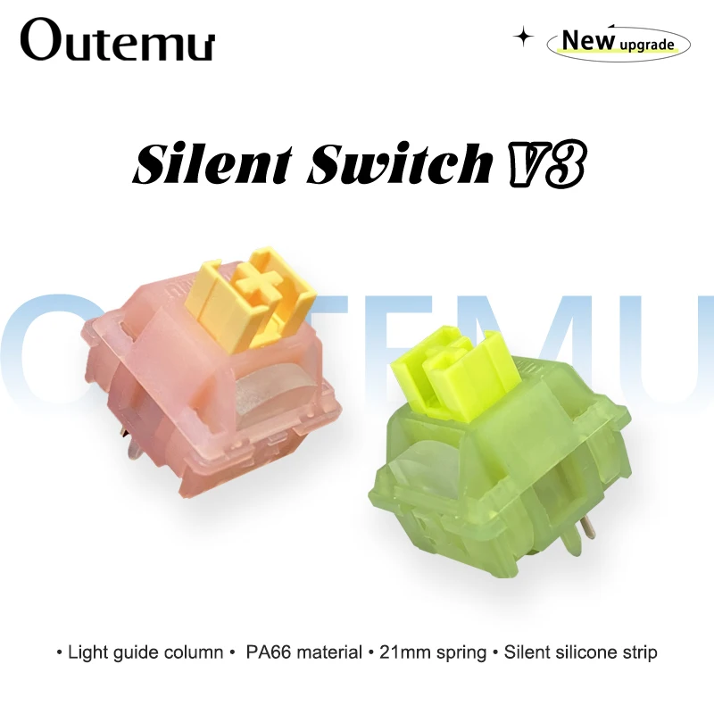 thumbnail image 2 of KPREPUBLIC Outemu Silent Peach V3 Switch Silent Lemon 2 of 10