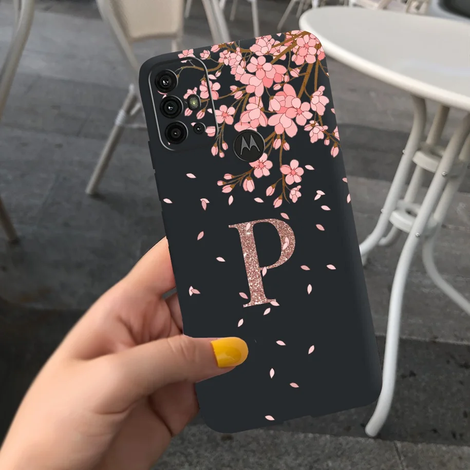 Elegant Letter Design Soft Phone Case Cover