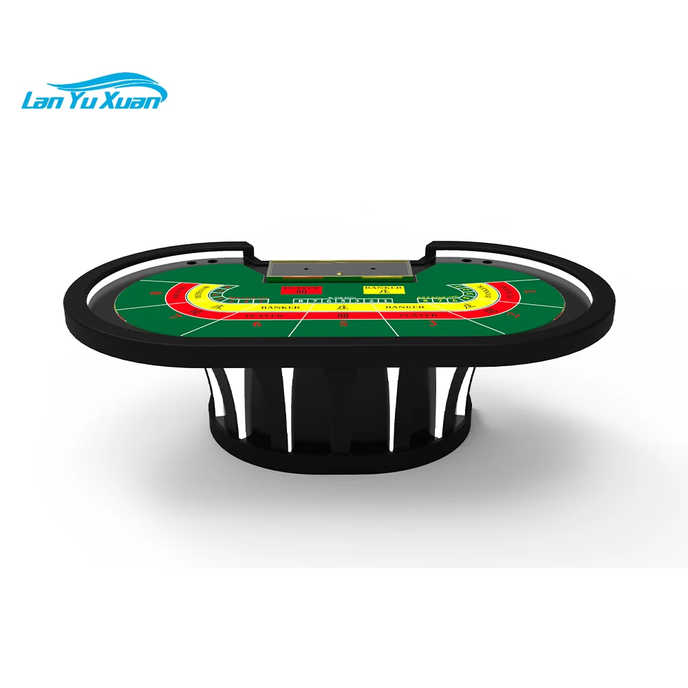 Tavolo Da Poker Baccarat Di Alta Qualità Deluxe Nuovo Tavolo Da Carte Baccarat Personalizzato Di Alta Qualità