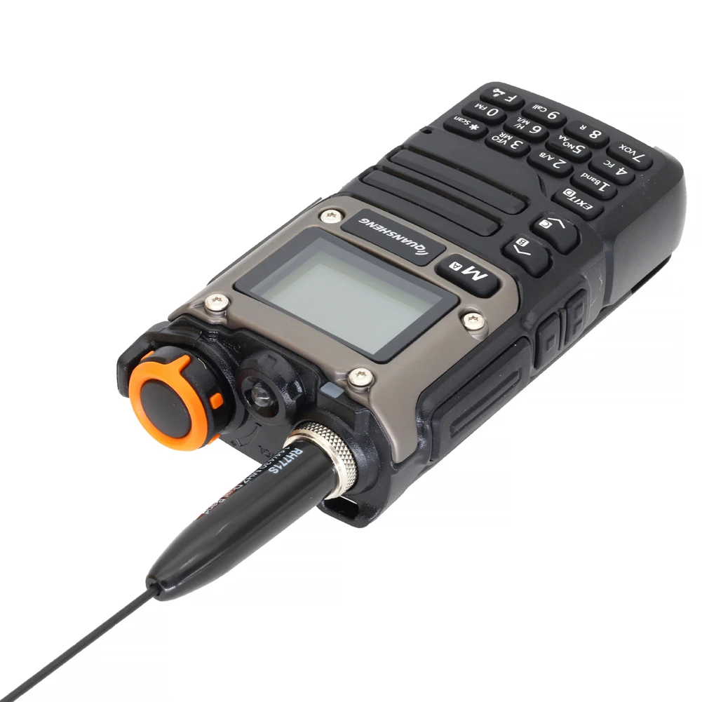 RH771S 144/430MHz Dual Band UHF VHF Titanium Alloy Whip 2.15/3.4dB High Gain  Portable Walkie Talkies Antenna SMA-Female