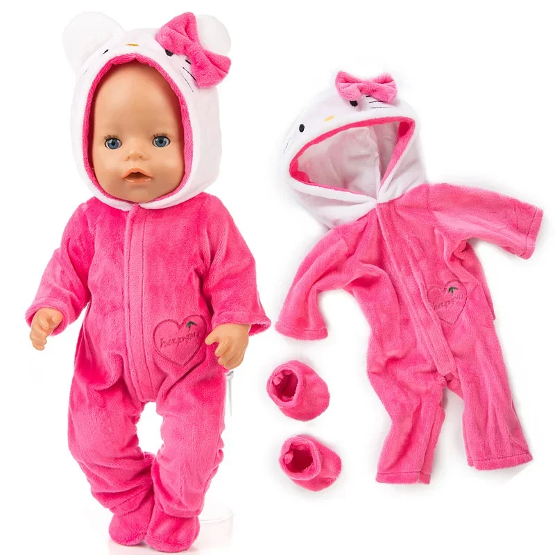 Hello Kitty Baby Rompers Newborn Girl Jumpsuit Clothes Kawaii Long Sleeve Jumpsuits Warm Kids Cosplay Costume for Babies Gifts 3