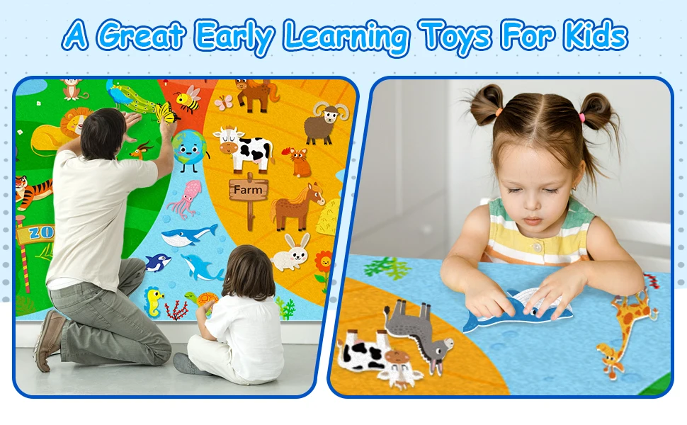 Zoo Theme Felt Pieces