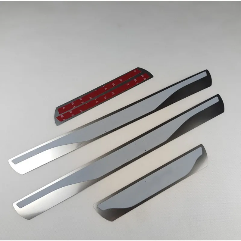 Free Shipping Stainless Steel Door Sill Car Door Cover Outside door