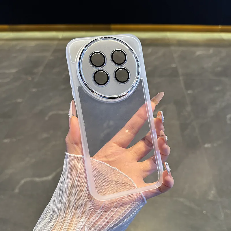 Ultra-Thin Transparent Matte TPU Anti-Drop Phone Case