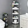 Toilet storage rack corner rack floor standing toilet bathroom triangle corner storage rack crevice multi-layer kitchen 3