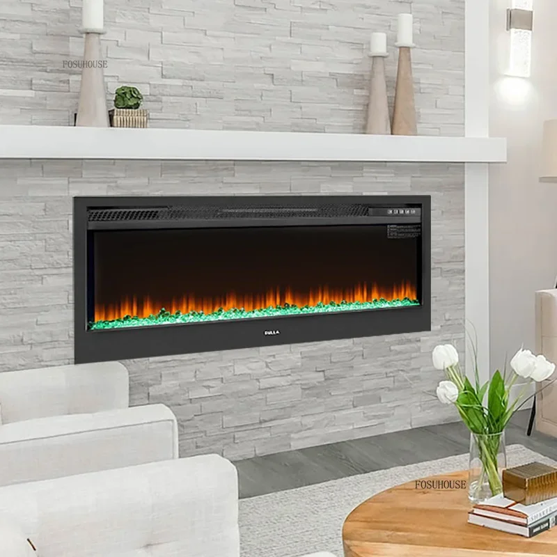 Electric Fireplaces Heater Decoration Fireplace Simulation Flame Electric Fireplace with 3D Flame Heater for Heating H