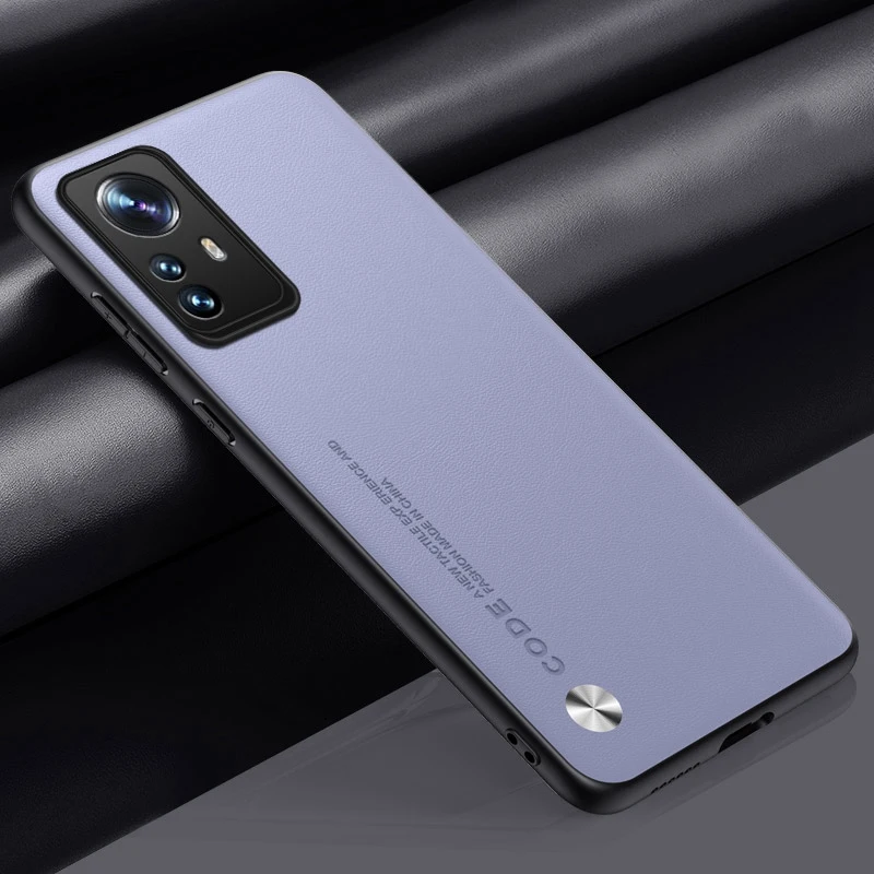 thumbnail image 1 of Luxury Leather Case For Xiaomi Mi 12 Lite 12X 12T Pro 12S Ultra Cover Silicone Phone Case For Redmi Note 12S 12 Pro Plus Coque, 1 of 5