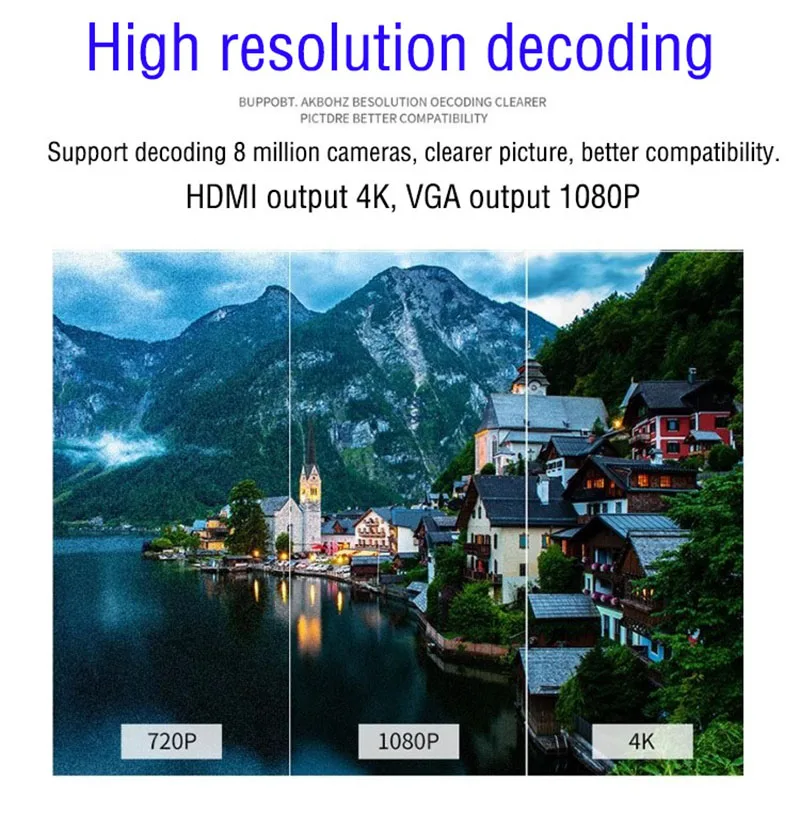 Haikang Dahua ONIVF ȣȯǴ  IPC  ũ , Ʈũ  ڴ, 4K, 9, 10/16 ä ͸