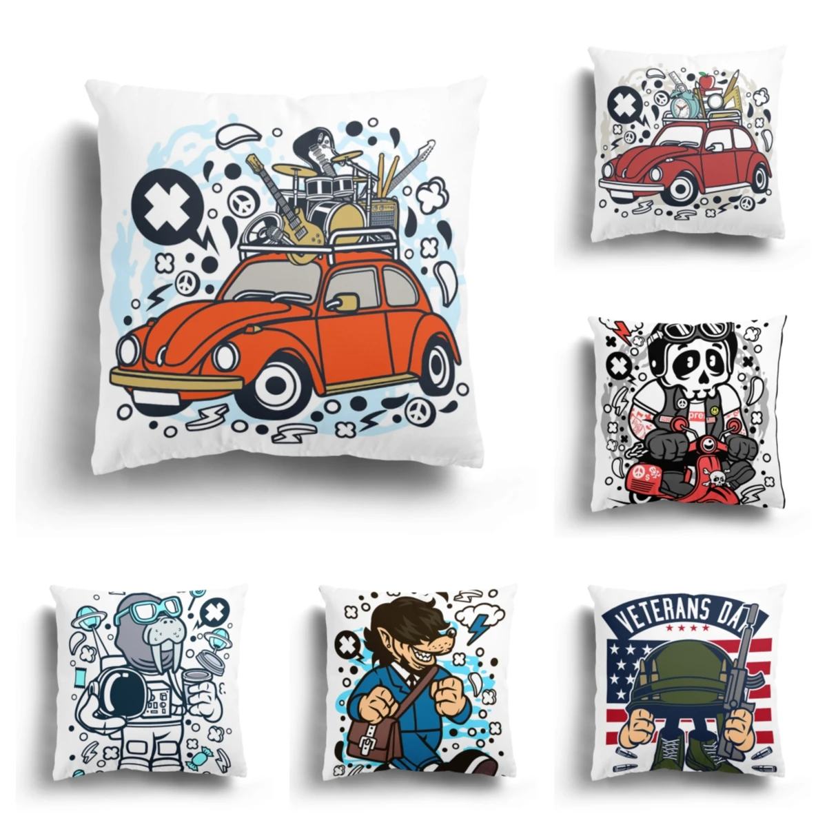 

Home Decoration Pillowcase Sofa Cover Decorative Cushion Autumn Landscape Nordic Customizable
