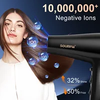 Sèche-cheveux professionnel à 6 niveaux, qualité industrielle, séchage rapide, haute température, outil de coiffure, Barbecue pour la maison 4