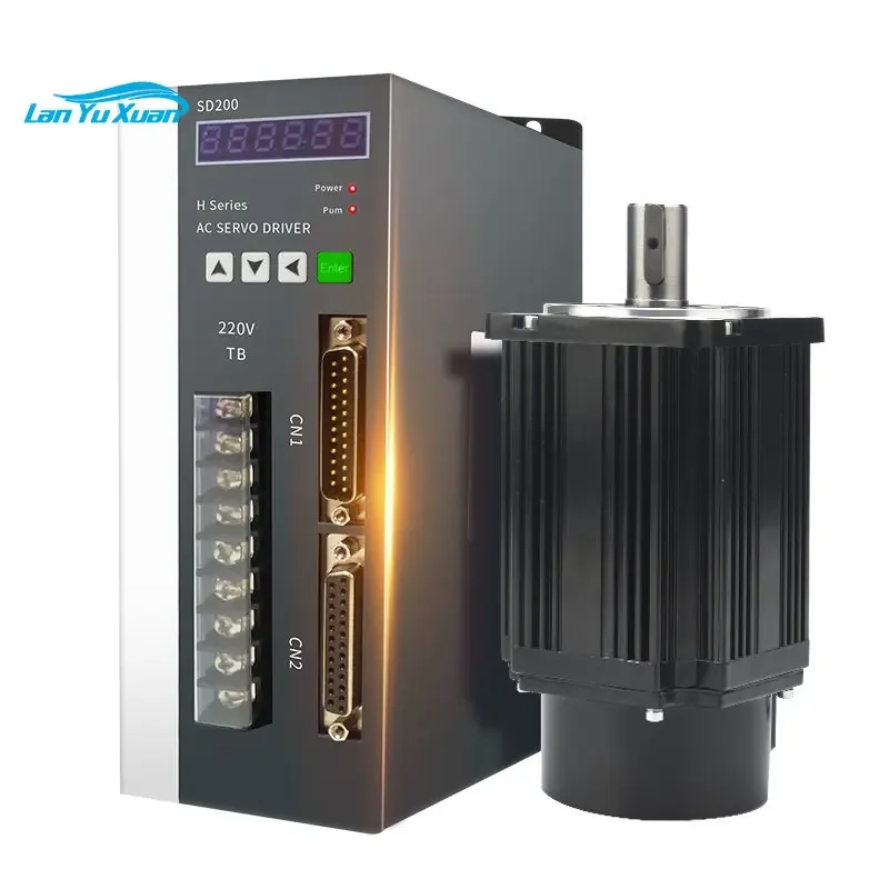 

60/80/110/130/Permanent magnet AC servo motor set drive controller 200W400W750W