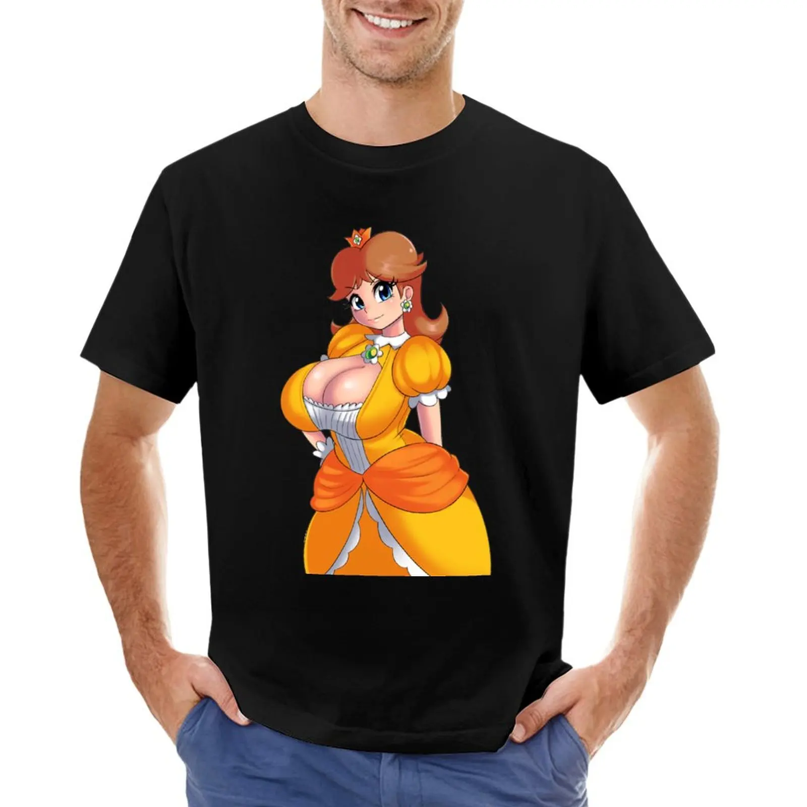 

Princess Daisy - 9 Classic . T-shirt customizeds quick drying mens graphic t-shirts