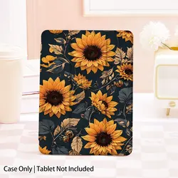 Premium Leather Folding Tablet Sleeve with Soft Silicone Stand and Cover - iPad mini 6 7 (MULTI)