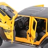 1:22 Jeeps Wrangler Rubicon Alloy Car Model Diecasts Metal Off-road Vehicles Car Model Simulation Collection Childrens Toys Gift 3