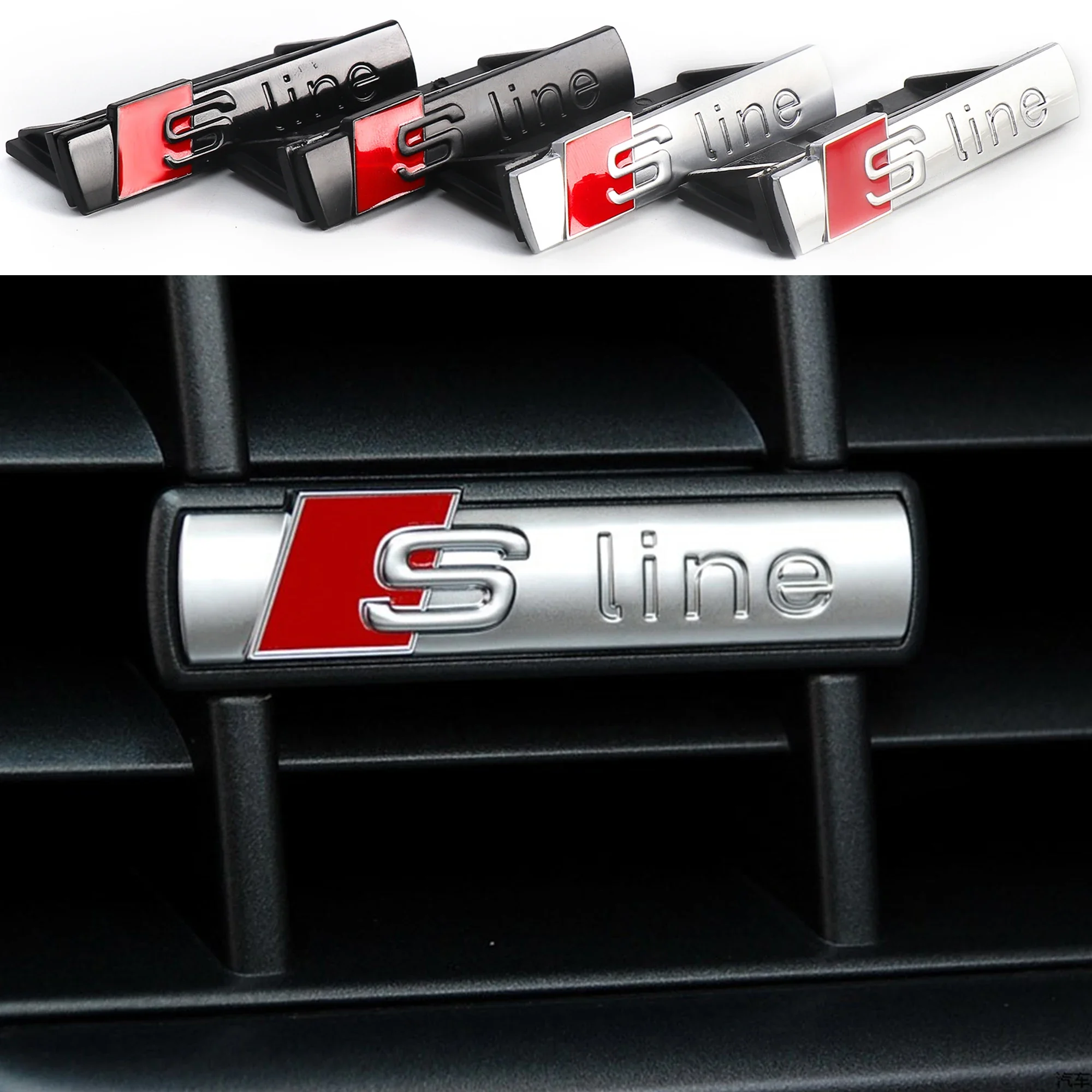 Adesivi Mmi Autoradio Stickers Per Audi S Line A1 A3 A4 A6 Q5 R8 - Foto 2