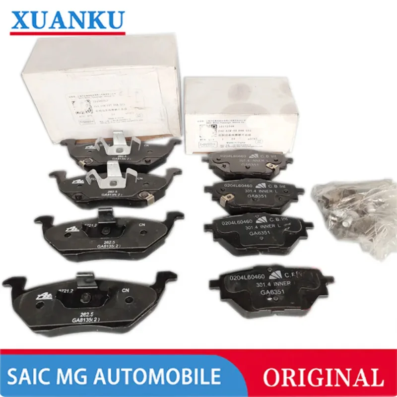 Brake pads Front and rear brake system friction plate assembly original 10196002 10332331 For SAIC MG RX5 350 360 GT HS GS