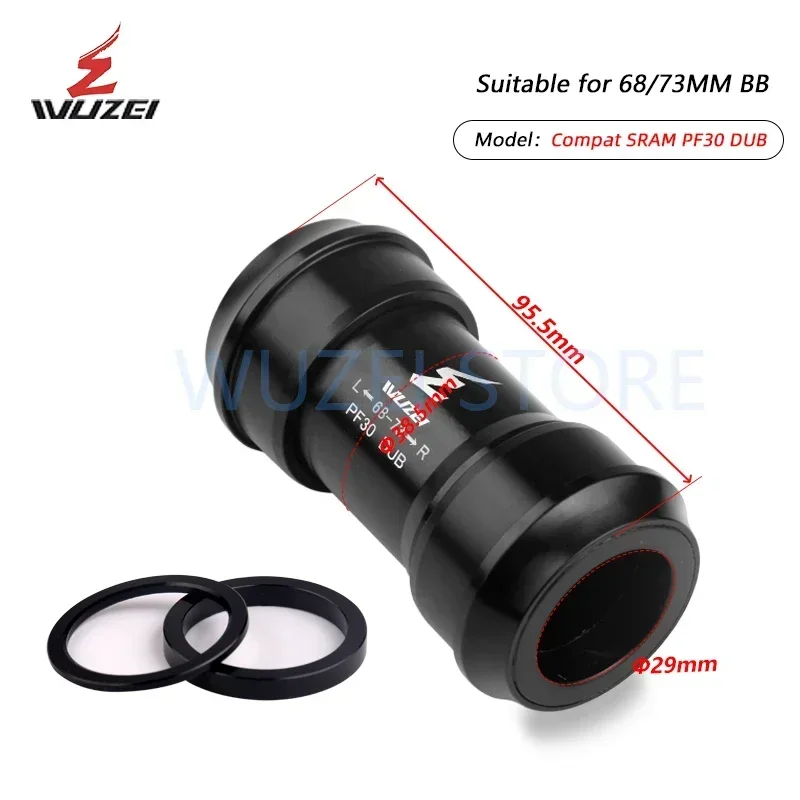 Sealed Bearing BB30 BB386 BB91 PF30 DUB 24/29mm MTB Mountain ROAD Bicycle Press-in Thread Bottom Bracket BB Axis For SRAM