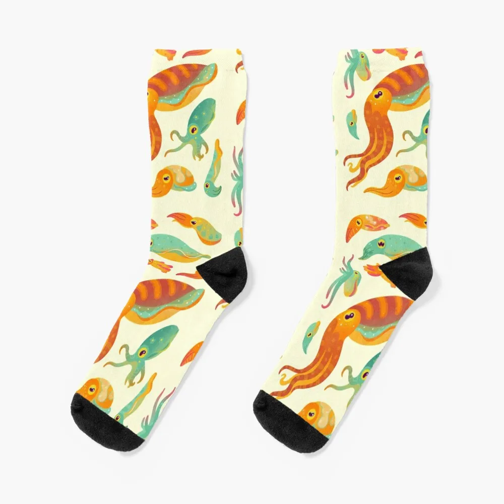 

Cuttlefish Socks crazy japanese fashion golf heated Socks Girl Men's